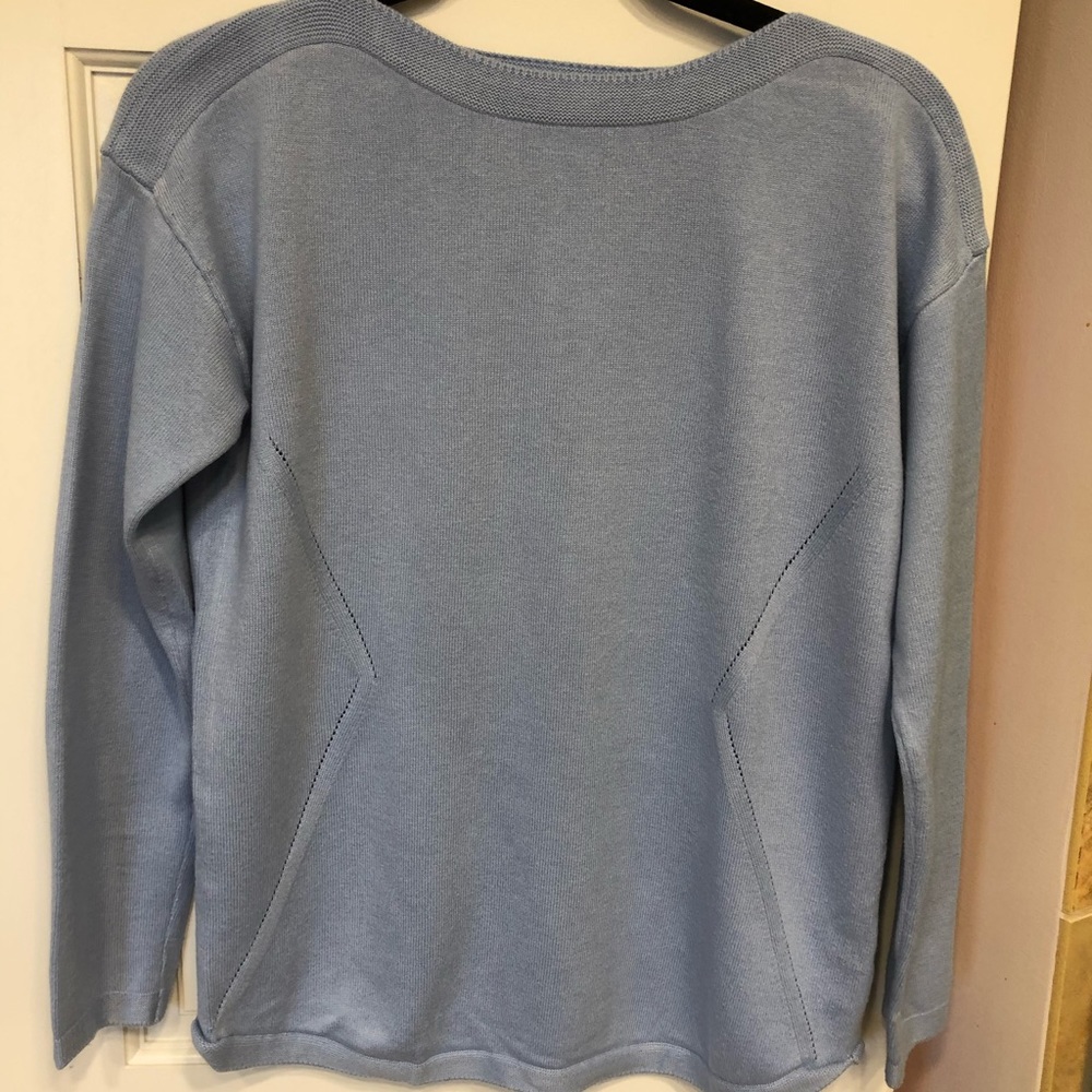 Talbots baby blue sweater